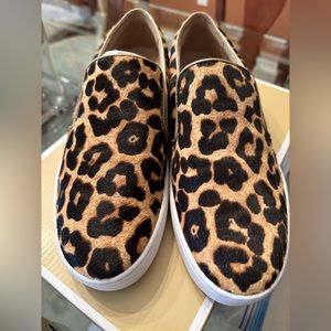Brand new with box size 7.5 Michael KORS Keaton Slip-On cheetah calf hair